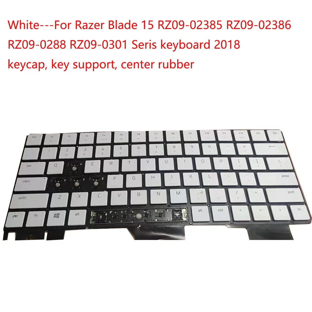 1Pcs keycap+1Pcs key support For Razer Blade RZ0902385 RZ0902386 RZ09