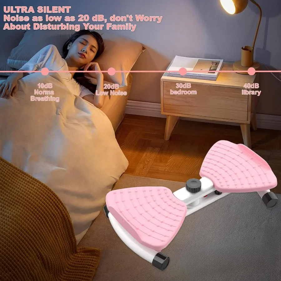 Waist Twist Machine Waist Trainer Board, Heavy-Duty 150KG ABS/Carbon Steel, No-Assembly Home Gym Equipment for Core Strength (Wo