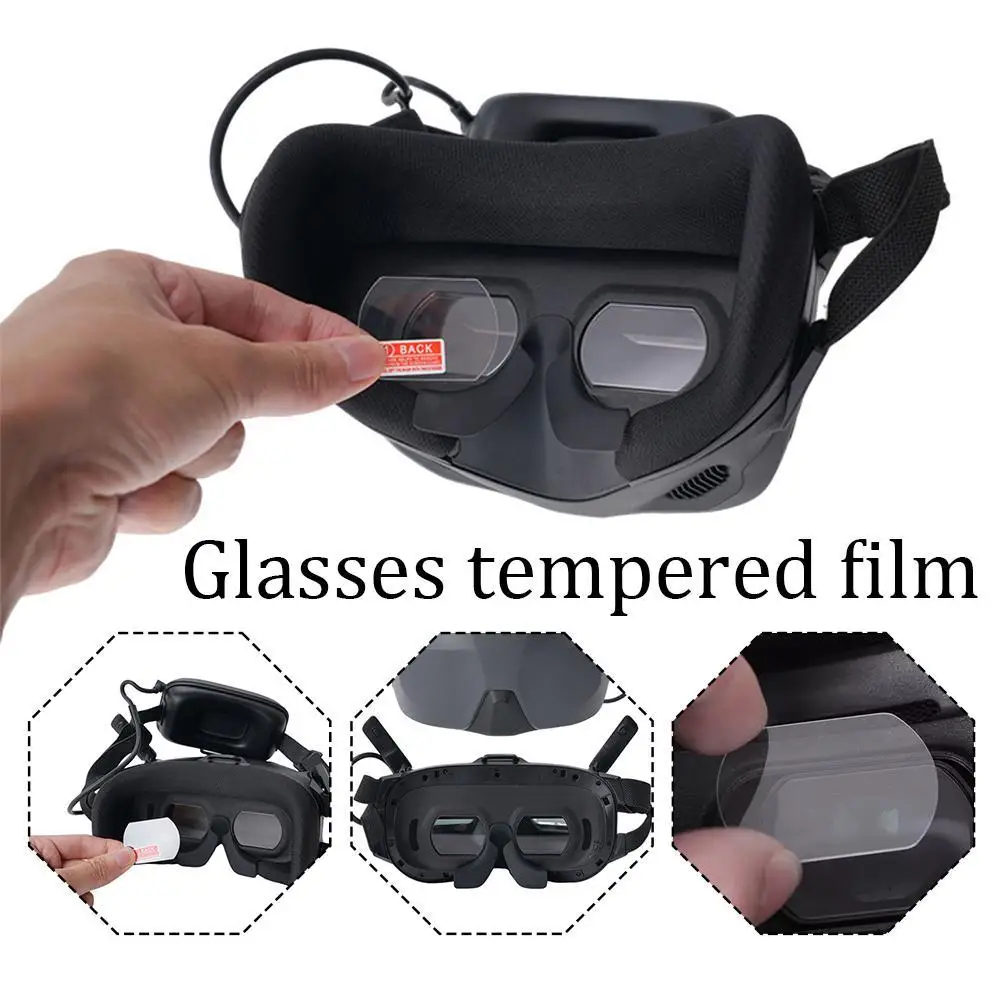 Tempered Glass Protective Film for Flight Goggles