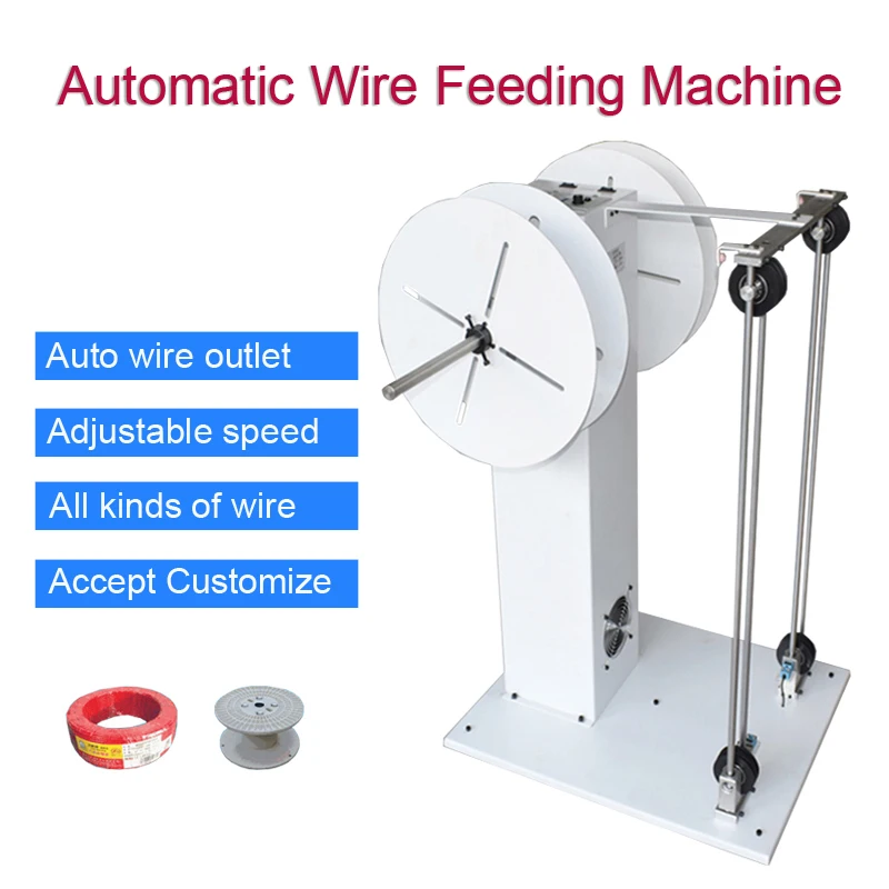 

Automatic Wire Release Machine Wiring Rack Wire Feeding Machine WF002 For Wire Cutting Machine Terminal Machine Stripping