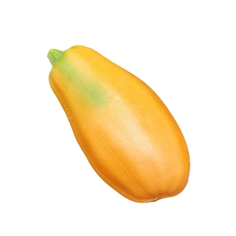 

Fake Pawpaw Artificial Pawpaw Realistic Fruit Model Simulation Pawpaw for Kitchens Party Decorations Photography Props