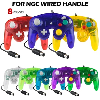 Multi-Colors Wired Gamepad For NGC Console Joypad Controller For GameCube NGC Classic Joystick Retro Game Console Gamepad Access 1
