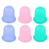 4pcs Suction Cups Silicone Vacuum therapy Vacuum Cans Vacuum Suction Cups Massage Body Cups Massage Jars Anti Cellulite Massager 6