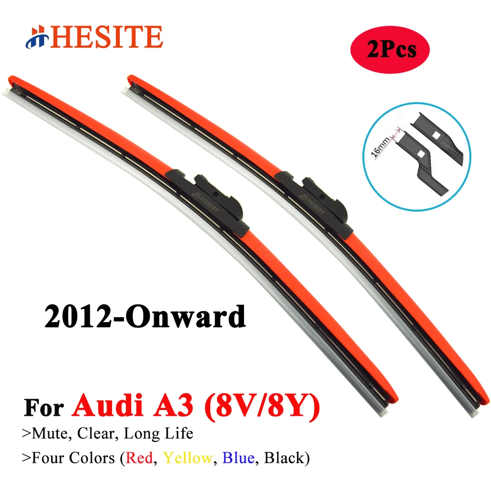 Hesite Colorful Windshield Wiper Blades For Auid A3 Mk3 Mk4 Hatchback