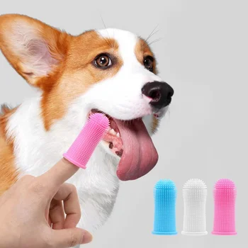Silicone Pet Finger Toothbrush Set 1