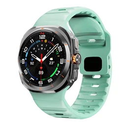 Enhanced Silicone Sport Strap for Galaxy Watch Ultra 47mm - Premium Watch Accessories (Water duck)