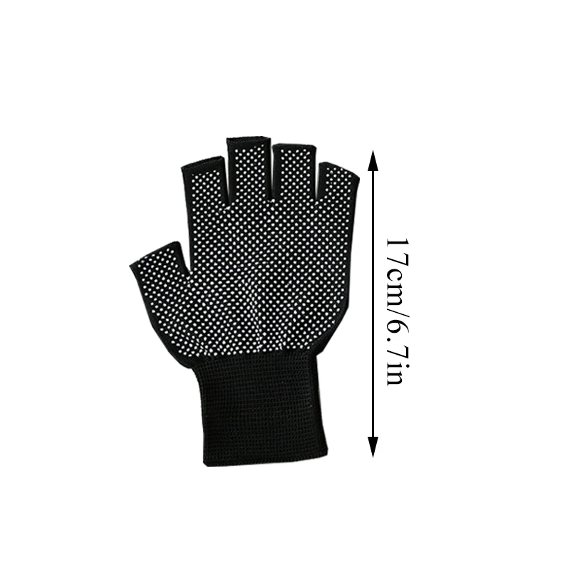 Mens Unisex Sunscreen Fingerless Gloves Breathable Sports Gloves Nylon Work Non-slip Cycling Driving 1 Pairs cycling gloves fingerless gloves sports gloves