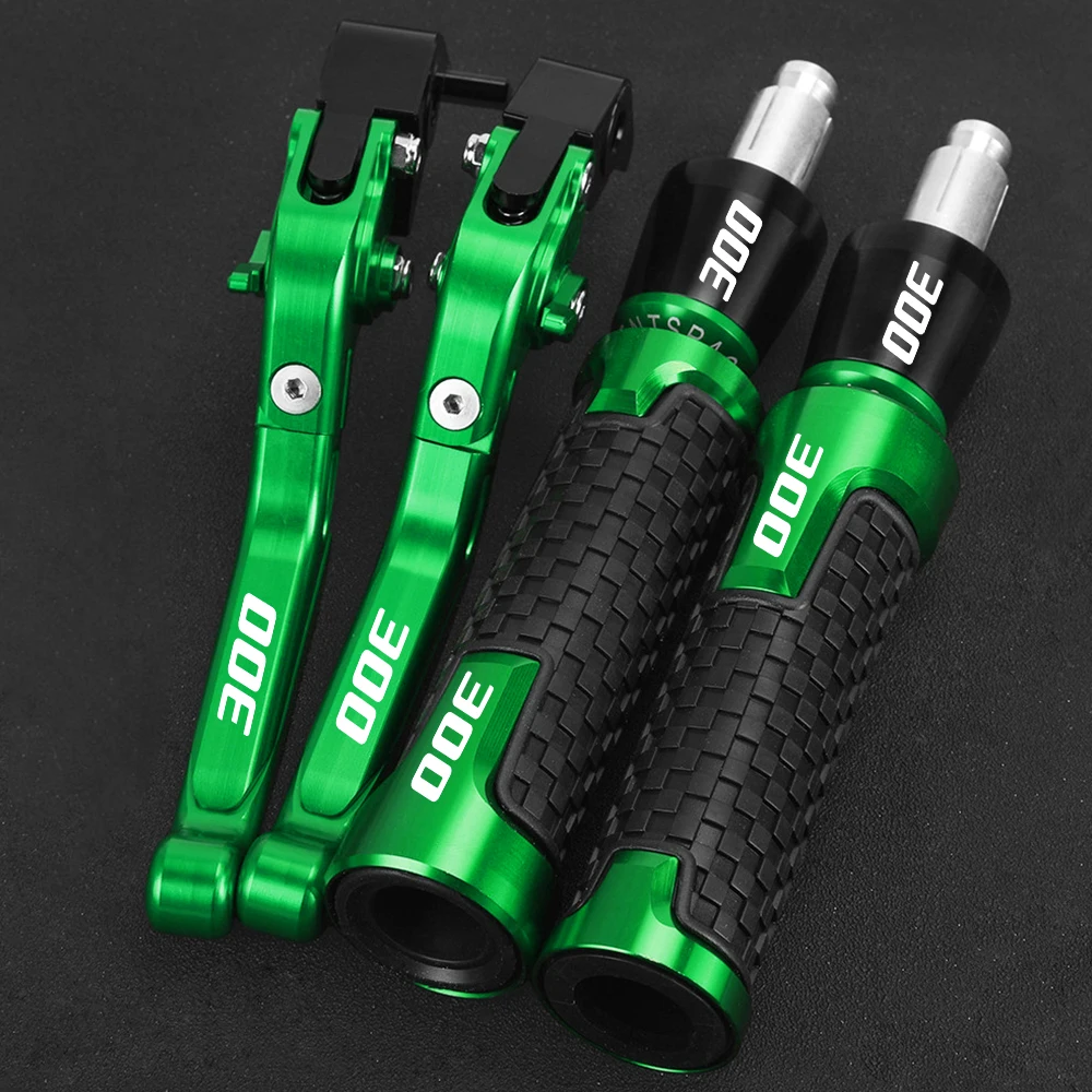 

For Kawasaki NINJA300 ABS NINJA300R 2008-2019 2018 2017 Adjustable Brake Clutch Levers Handlebar Handle Bar Grips NINJA300ABS