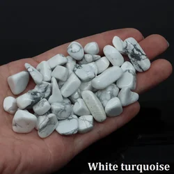Natural Stone Gemstones for Reiki Healing and Aquarium Decor (White Turquoise)