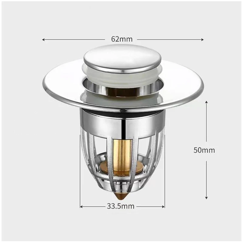Drain Filter Kitchen Sink Filter Floor Drain Deodorant Floor Drain Core Drain Stopper Basin Drain Stopper Drain Strainer Bathroom Sink Plug Drain Pipe Plug Floor Drain Filter Bathroom Sink Stopper Washbasin Drain Plug Universal Pop-up Core Drainage Filter