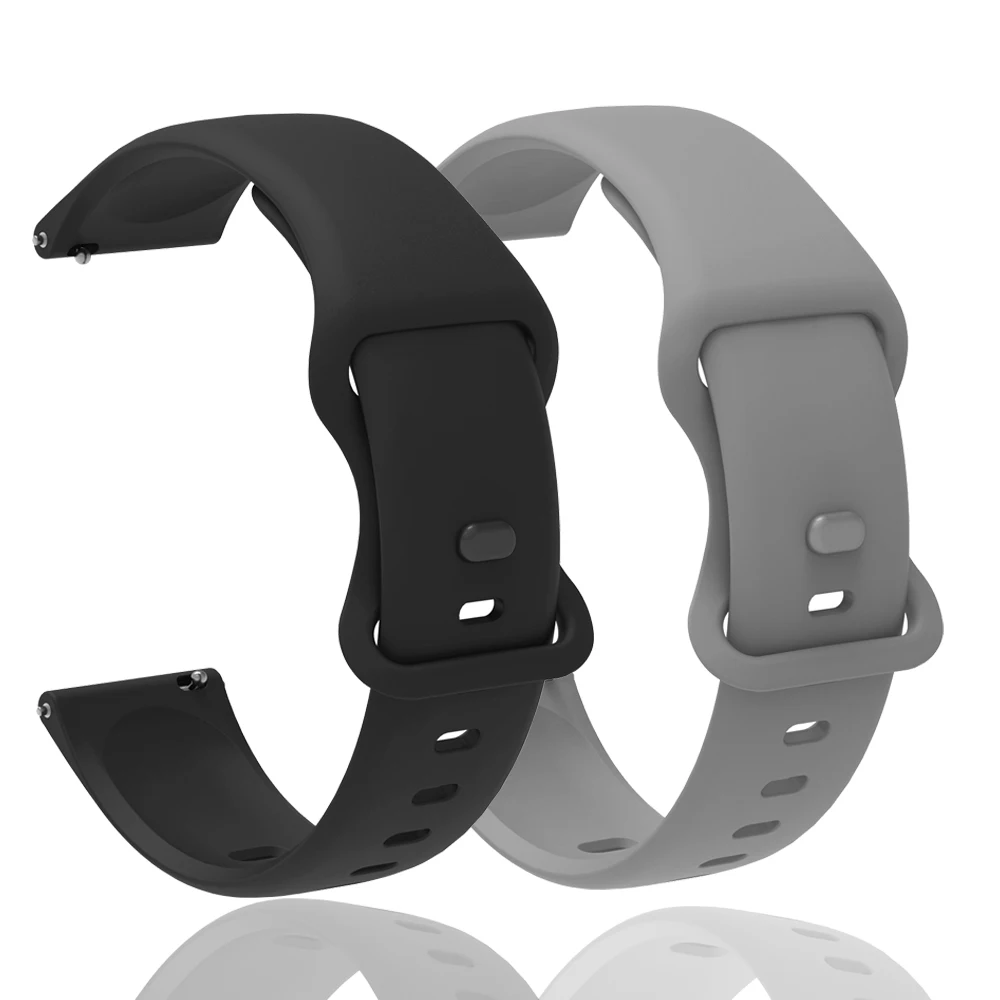 

20 22mm Silicone Smart Band For Realme Watch 3 2 S Strap Watchbands Bracelet Wristband For Realme Watch S Pro / T1 Correa