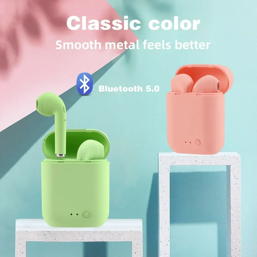 i12 TWS Bluetooth Earphone 5.0 | Stereo Headset with Microphone for iPhone Android