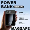 10000 mAh Magnetic Wireless Mobile Power Supply, 22.5W/PD20W Fast Charge For IPhone15/14/13/12&Android Mobile Phones, (USB/Type- 1