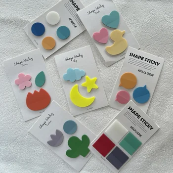 KindFuny Memo Pad Creative Sticky Note Self Adhesive Labels Message Stickers DIY Scrapbook Sticker Student Tearable Notepad 1