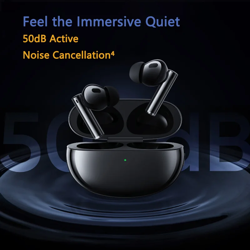 realme Buds Air 5 Pro True Wireless Earphone 50dB Cancelación activa de  ruido LDAC Bluetooth 5.3 Auriculares inalámbricos - (Negro), RMA2021