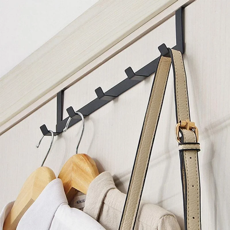 

Over The Door Hooks Home Bathroom Organizer Rack Clothes Hanger Towel