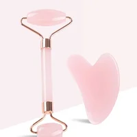 Face Roller Gua Sha Set Facial Body Massager Roller Facial Roller Massage Set Face Lifting Beauty Massage Tool 1