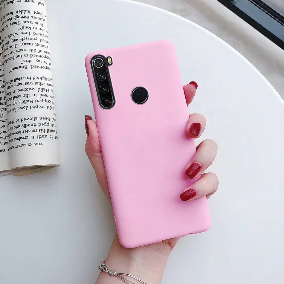 Vibrant Candy Colors Silicone Matte Soft Back Cover