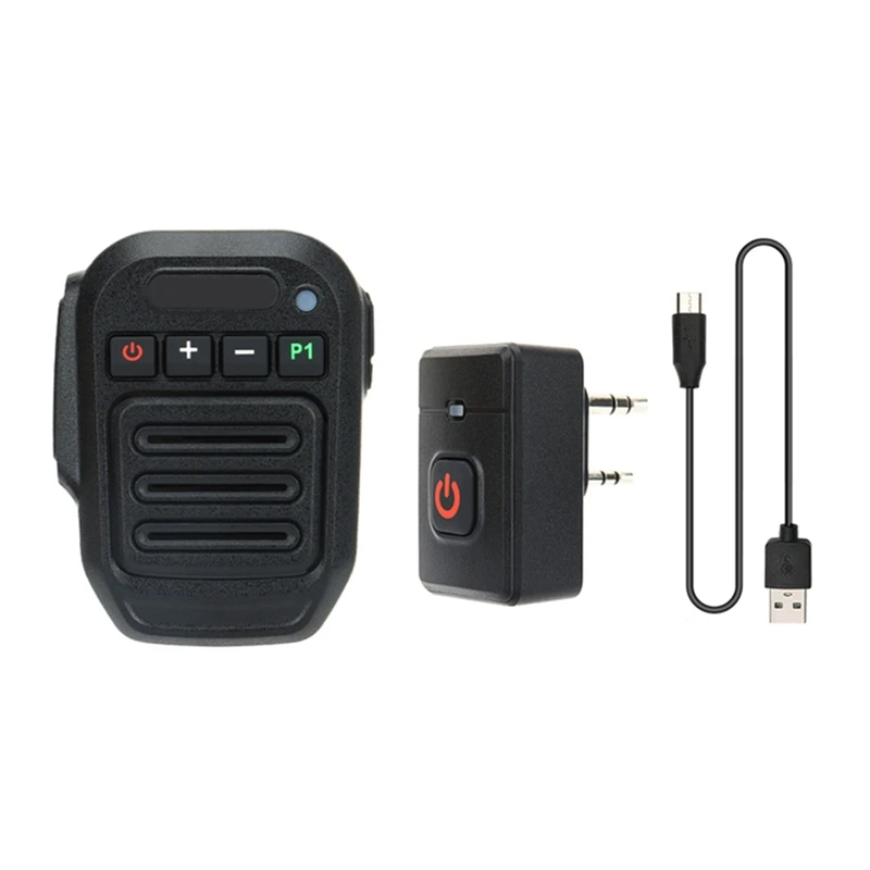 무선 블루투스 마이크, 핸드 헬드 스피커, 마이크 C타입, Baofeng UV-5R 5RH Quansheng UV-K5 K6 햄 라디오 액세서리