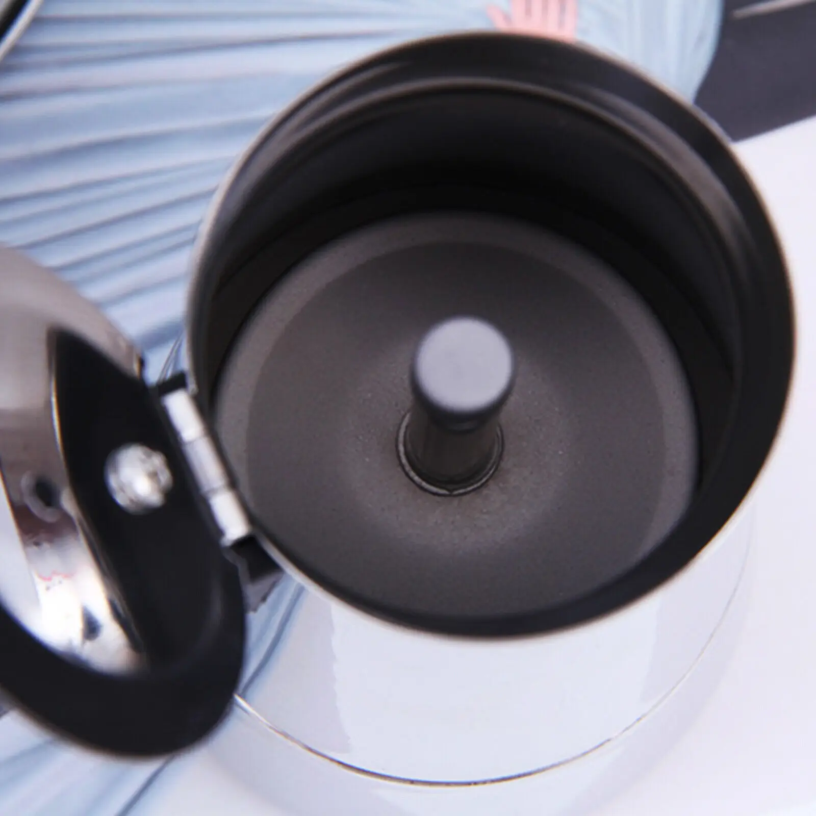 Espresso Coffee Maker Electric Stovetop Moka Pot Stainless Steel 9 Cups 450ml 110V