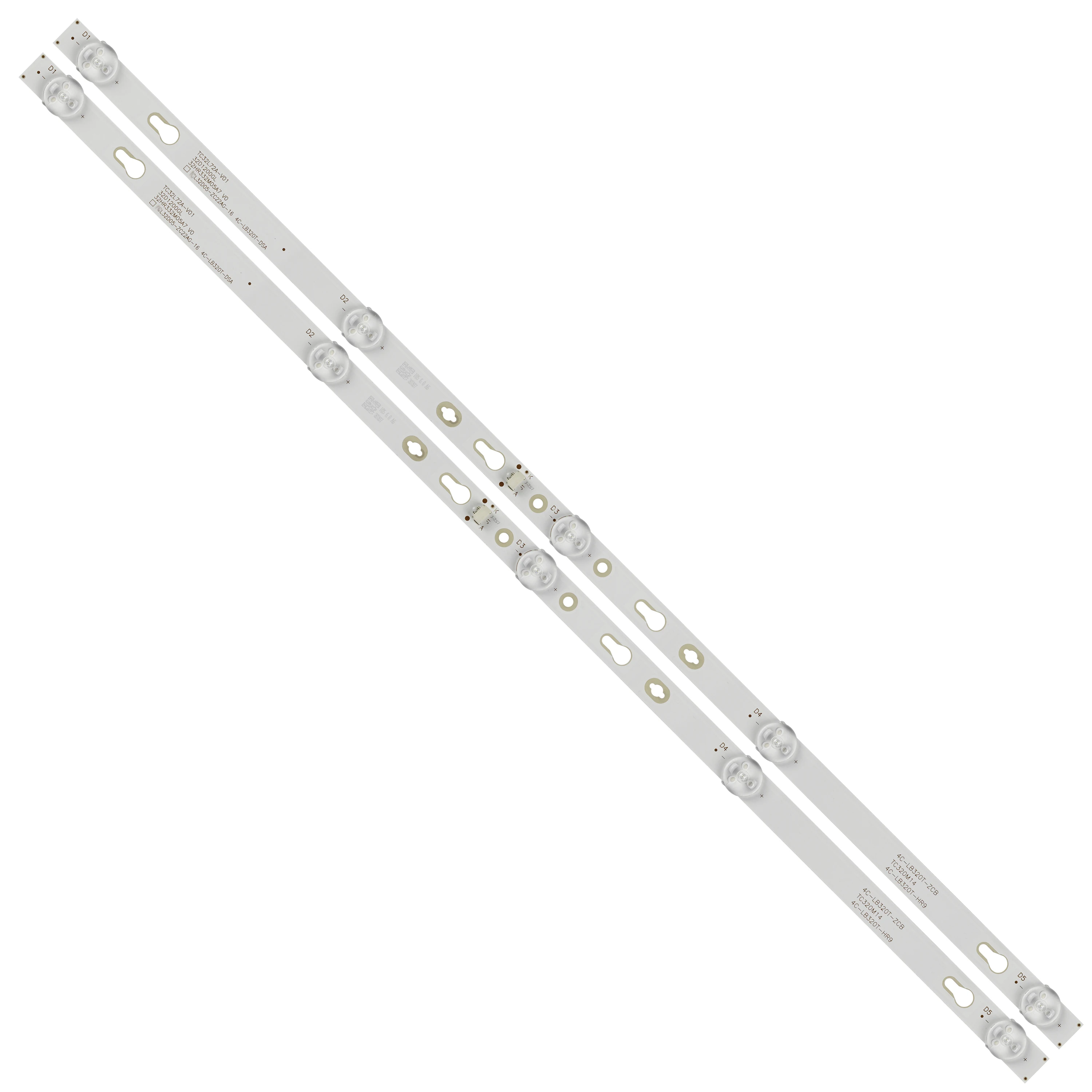 Bande LED pour samsung, pour modèles 32H3306, 32HE5606, 32HD3301, 32HD3101, ZC5 TCL32D05-ZC22AG-17