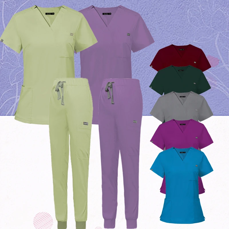 

Wholesale Operating Room Medical Uniform Scrubs Hospital Working Scrubs Set Medical Supplies Nurse Dental Surgery Suit Workwear