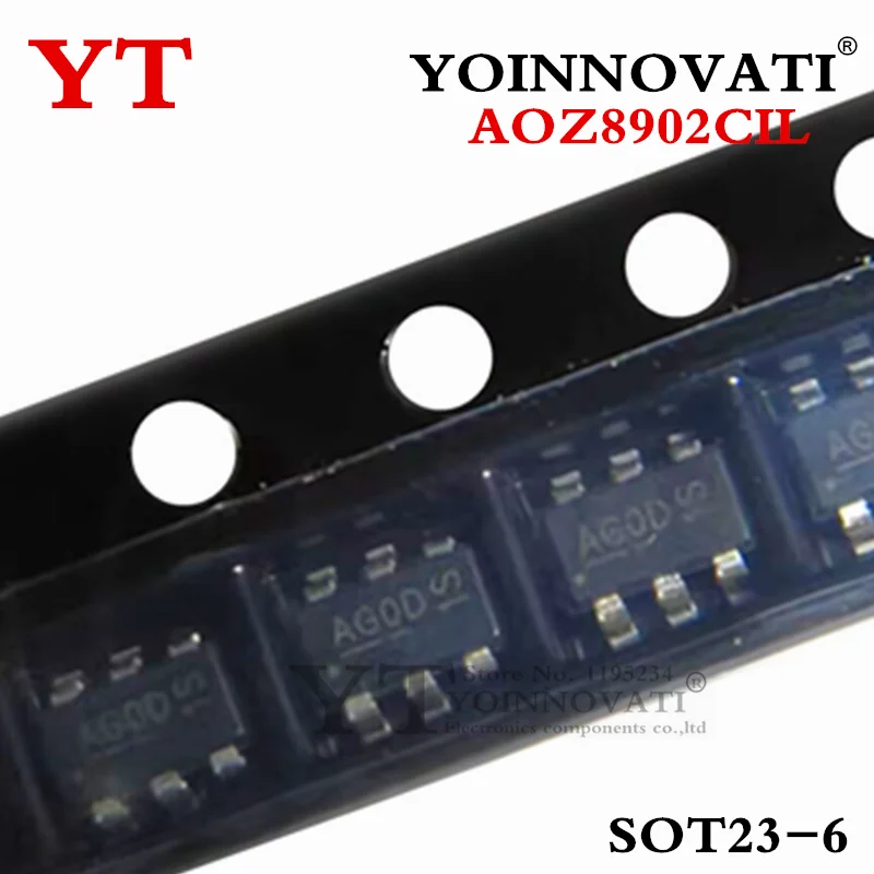 

100 шт.-500 шт. AOZ8902CIL AG ** SOT23-6