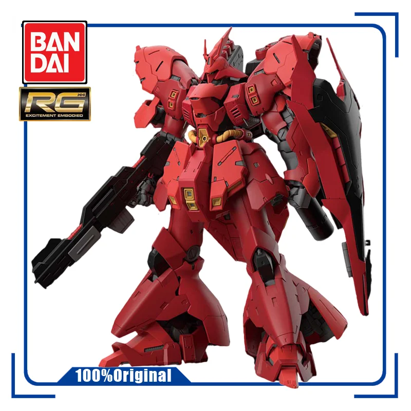 

BANDAI RG 29 1/144 MSN-04 SAZABI Neo Zeon Char Aznable's Use Mobile Suit for Newtype Assembly Model Kit Action Toy Figures Gifts