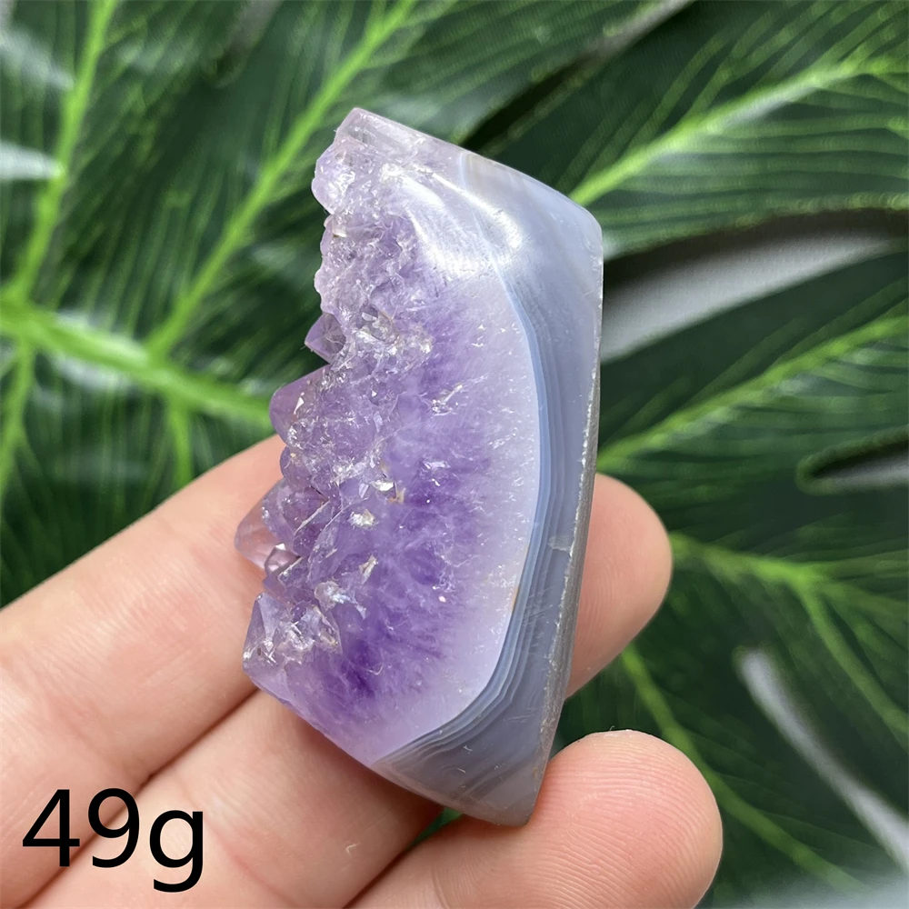 Natural Gemstone Agate Amethyst Original Mineral Specimen Home Room Decoration Holiday Gift Spirit Stone Healing 2