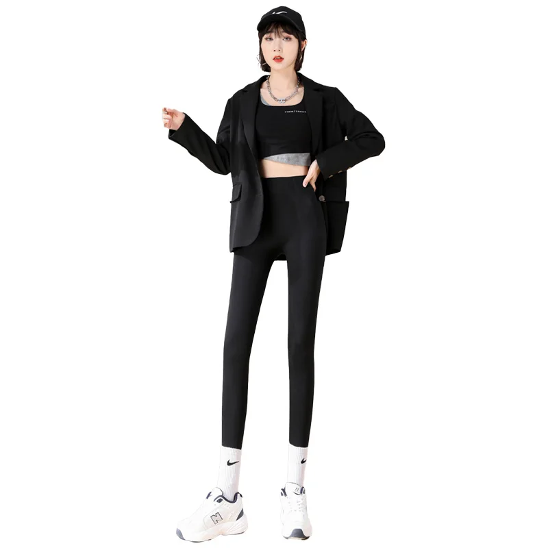 

Fleece-lined Pants Women's Winter Thermal Underwear HEATTECH Termico Underpants Warm Thicken Tights High Waisted Termicos