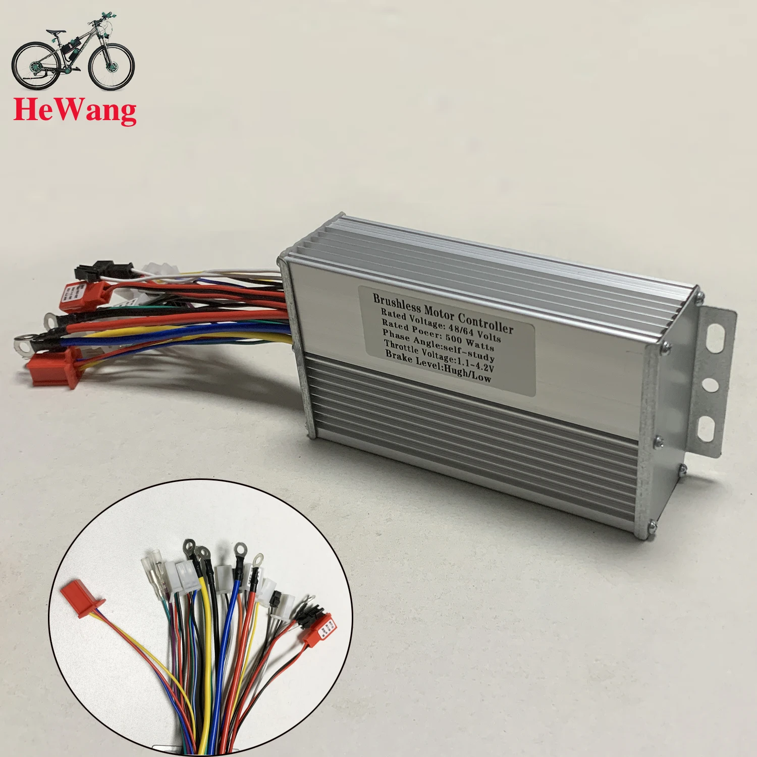 48V 30A 500W Brushless Motor Dual Mode Square Wave 48V 52V 60V 64V Electric Bike