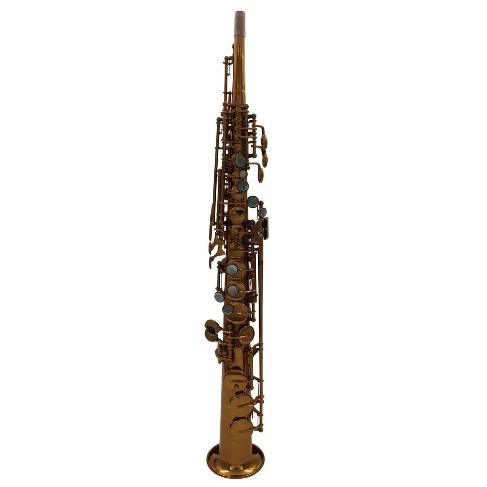 

Eastern Music cognac Mark VI straight soprano saxophone sax soprano with case