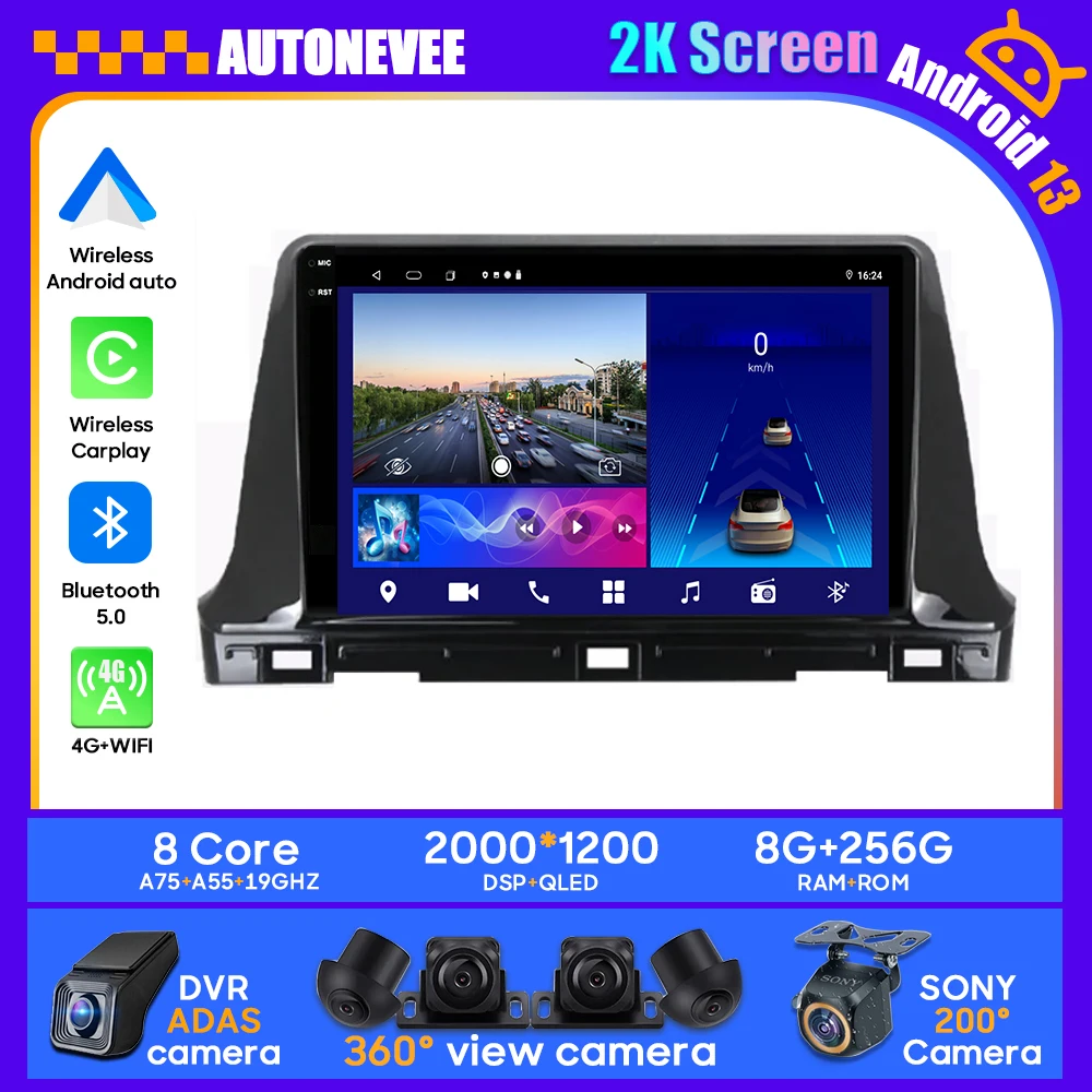 Android Car Stereo Unit Multimedia Per Kia Seltos 2020 Radio Video Player Gps Wireless Carplay Android Auto No 2Din Navigation