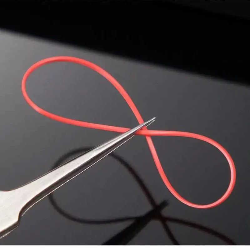 Set of 5 Red Waterproof Gaskets - 0.6mm Thick, 16-40mm O-Rings