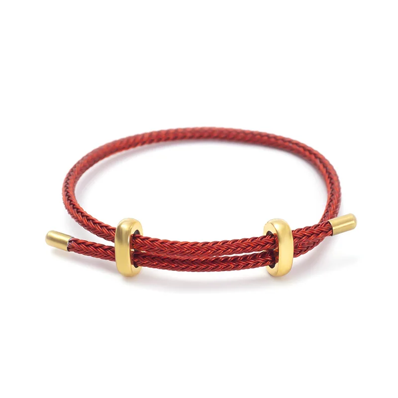 Europe and the United States popular hand-woven bracelet stainless steel letters couples fashion jewellery multi-colour optional