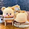 Butter Bear Wallet Keychain Small Pendant Cartoon Cute Storage Bag Handbag Accessories Earphone Bag Keychain Kawaii Lanyard 4