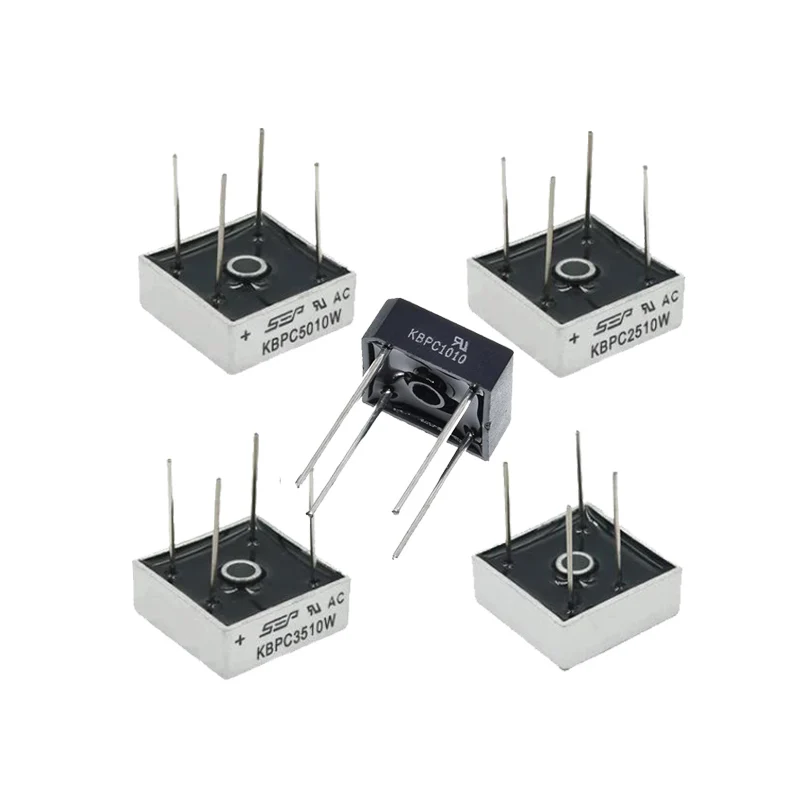 Diode Bridge Rectifier 2pcs KBPC1010 KBPC610 KBPC3510W KBPC5010W KBPC1510 KBPC2510 KBPC3510 KBPC5010 Diode Bridge rectifier diodes electrical rectifier diodes