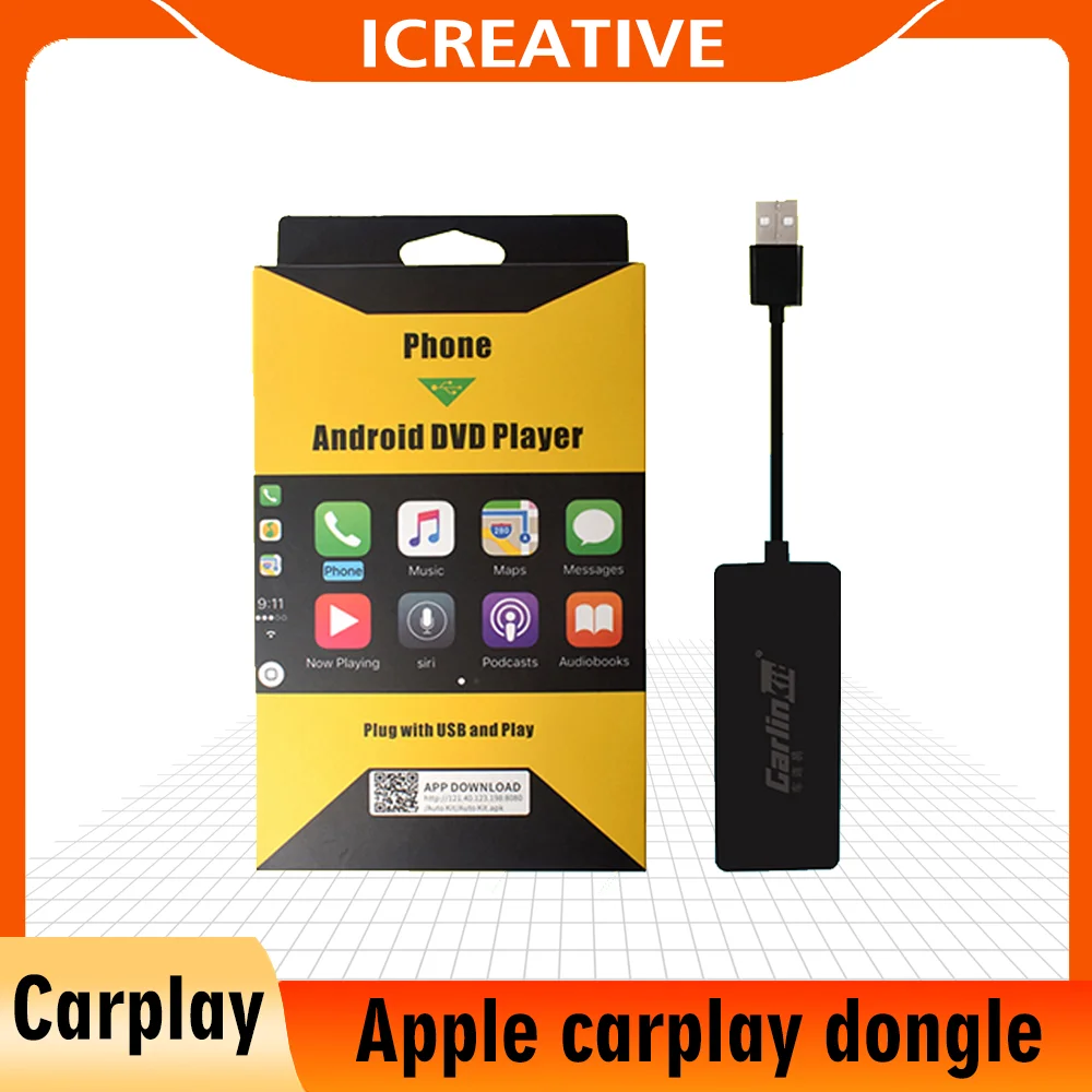 USB Smart Car Link Dongle for Android Car Navigation for Apple Carplay Module Auto Smart Phone USB Carplay Adapter