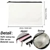 2023 Team Bride Printed Canvas Makeup Bag Bridesmaid Pocket Lipstick Wash Bag for Wedding Travel Lipstick Bags Storage Organizer 5