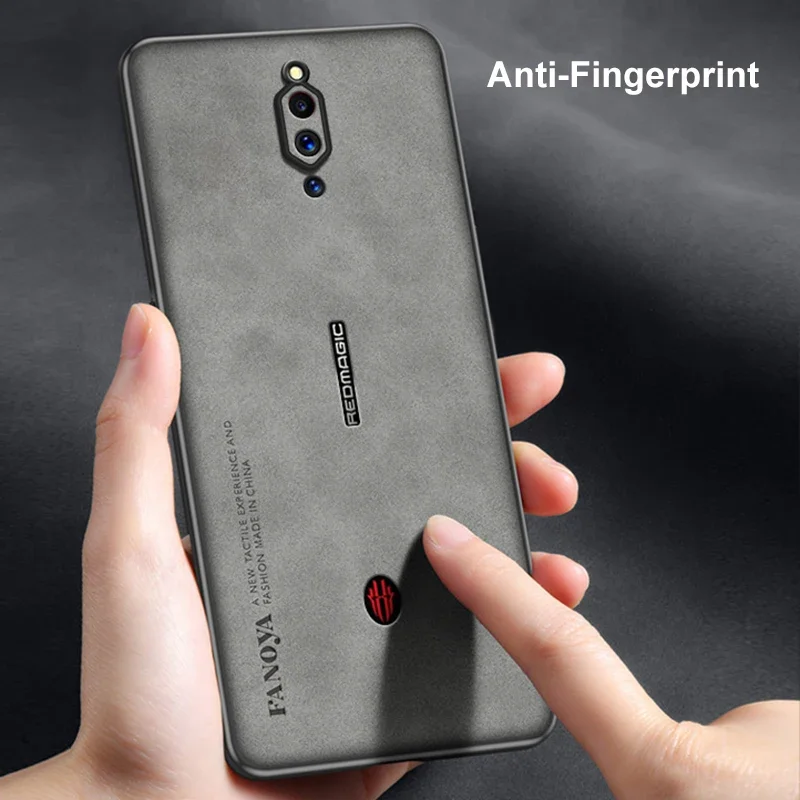 Luxury PU Leather Case For Nubia Red Magic 5G 5S Cover Matte Silicone Shockproof Protection Phone Case For RedMagic 5G 5S Coque 5