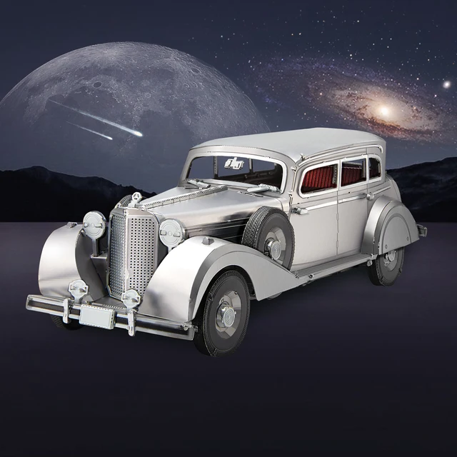 Piececool 3D Metal Puzzles Bulletproof Sedan 770k DIY Set 2
