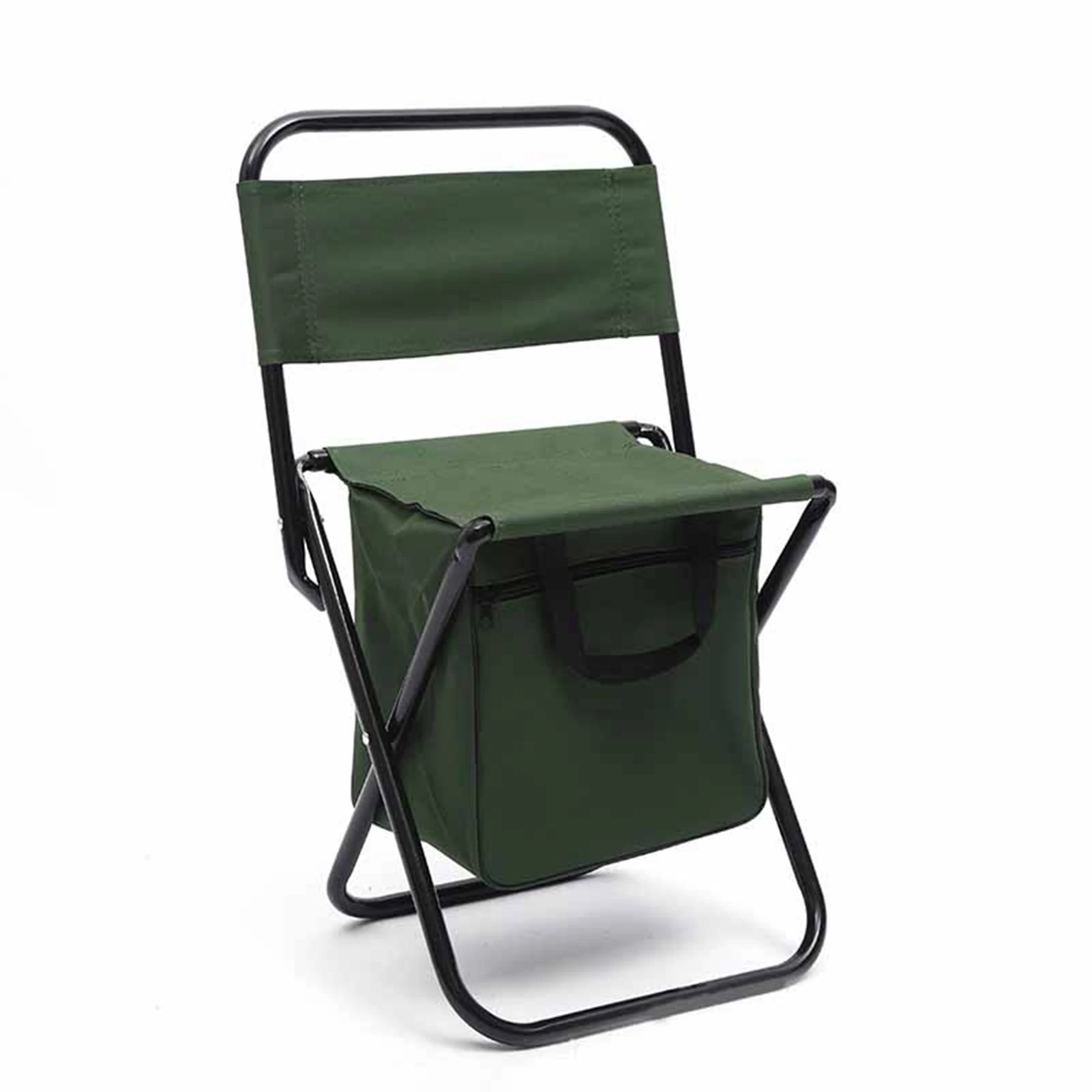 Fauteuil pliant camping avec sac transport - Chaise pêche loisirs portable dossier confortable