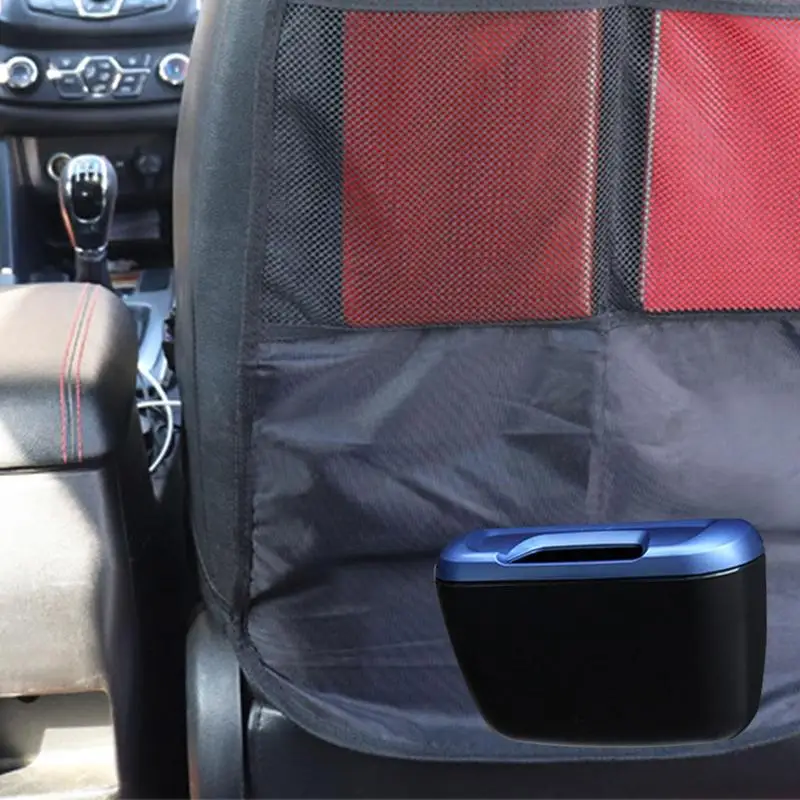 Car Trash Can Car Trash Bag Plastic Mini Car Trash Auto Rubbish Dustbin Trash Can Garbage Dust Case Box