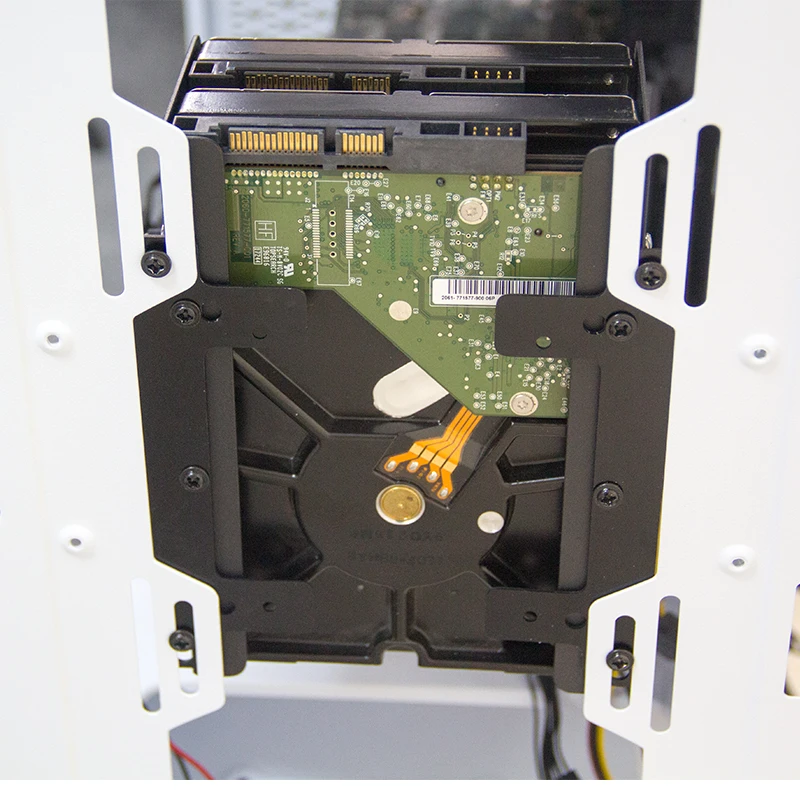 PC Case PC Chassis Computer Chassis Frame 12cm fan position to 3.5-inch mechanical hard drive transfer bracket chassis fan to HDD adapter bracket rack