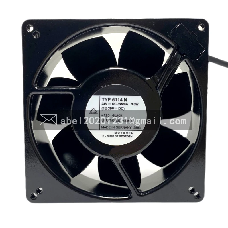 

BRAND NEW ORIGINAL TYP 5114N 5114 N DC 24V 9.5W COOLING FAN 13538 135*135*38MM