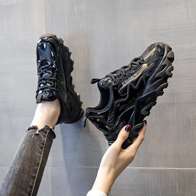 

2022 New Spring and Autumn Women Thick-soled Shoes Sneakers New Trendy Sports Shoes INSTAGRAM Tide