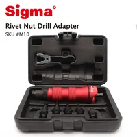 Sigma #M10 HEAVY DUTY Threaded Rivet Nut Drill Adapter Cordless or Electric power tool accessory alternative air rivet nut gun 2