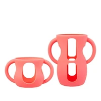 J15U Flexible Holder for Glass Baby Bottles Shockproof Bottle Sleeve Easy to Clean