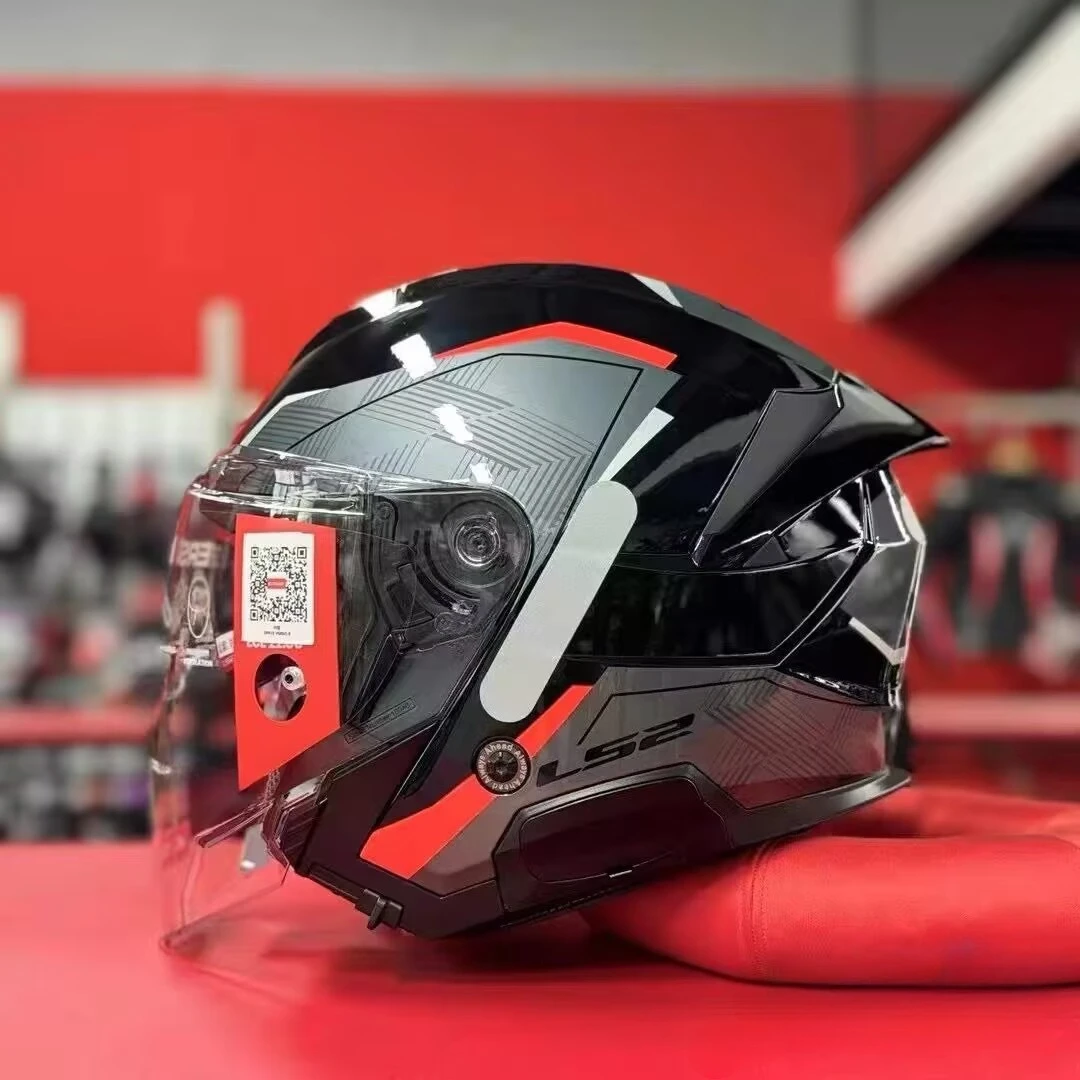 LS2 ������� ��� Capacete LS2 OF618 VERSO II 3/4 ���� ���̽� ��� ���� ���� ������ ���� ��� ������� ���