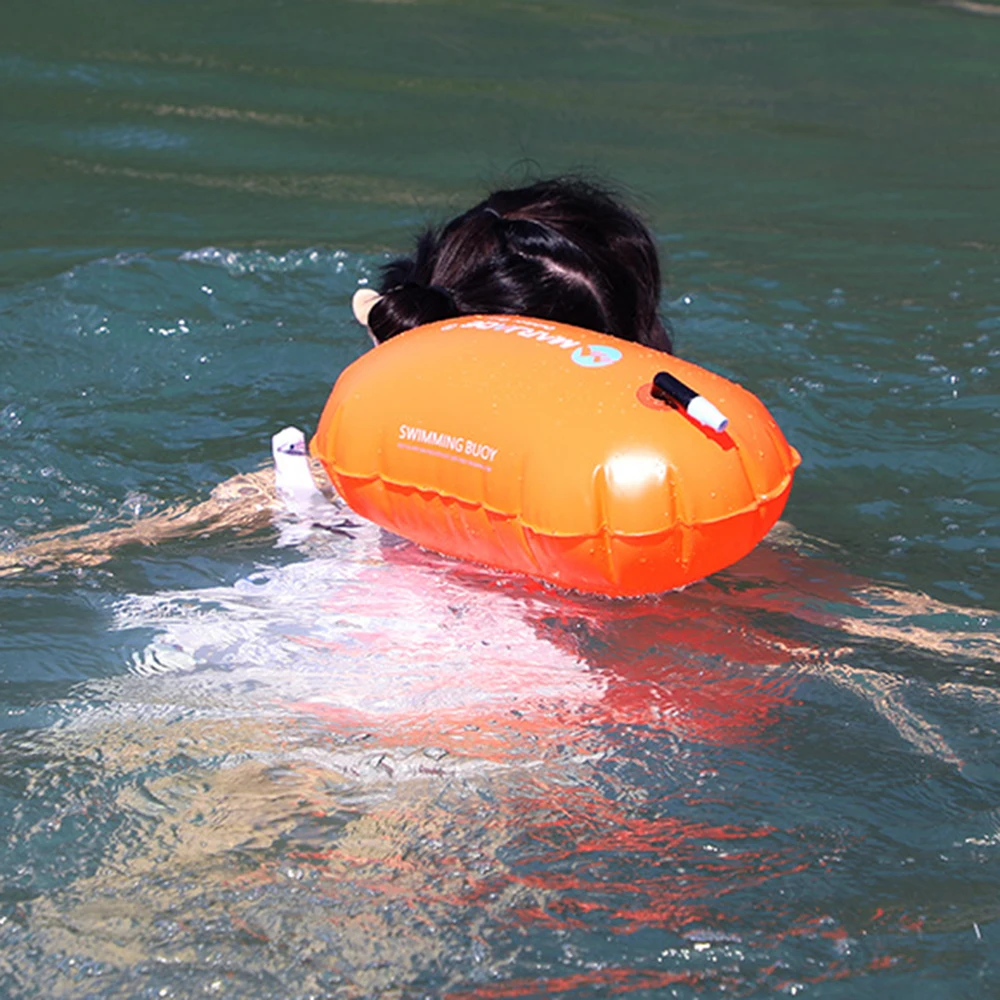 Inflatable Flotation Bag Environmental With Waist Belt Waterproof Air Dry Bag Pvc For Swimming Water Sport Storage Safety
